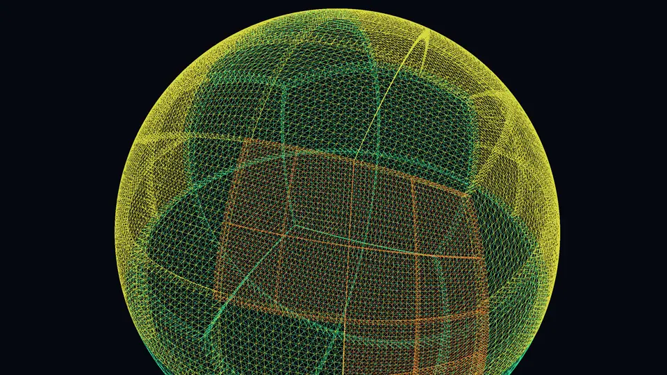 Cube-sphere subdivision