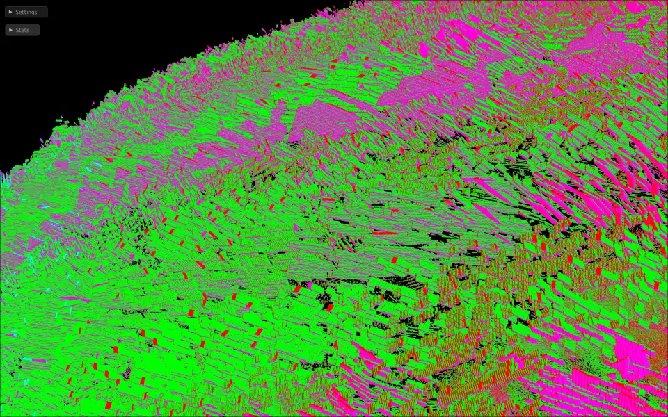 Voxel Ray Traversal Research, capture 1