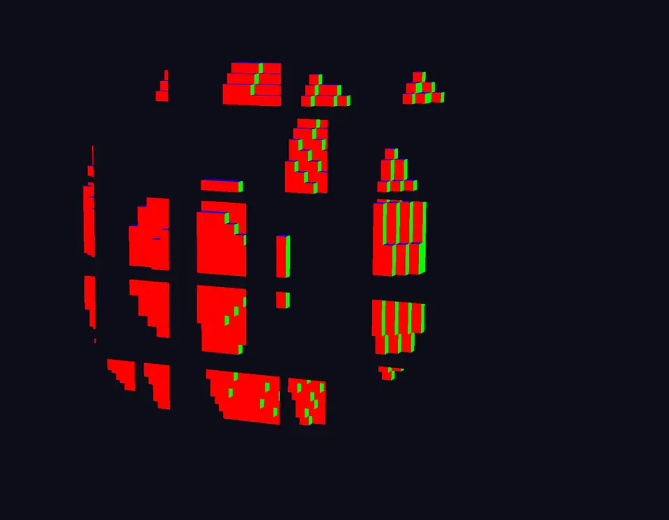 Voxel Ray Traversal Research, capture 3